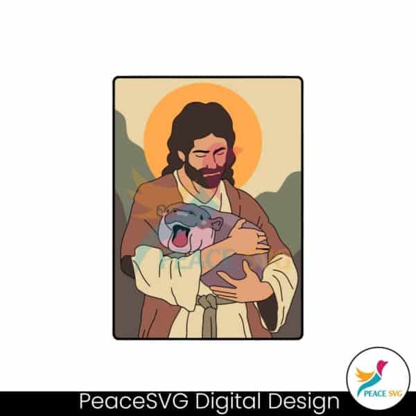 moo-deng-jesus-funny-christian-memes-svg