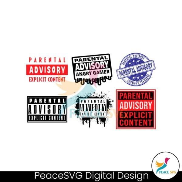 parental-advisory-explicit-content-logo-svg-bundle