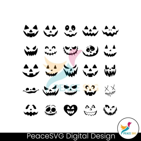 jack-o-lantern-faces-svg-bundle