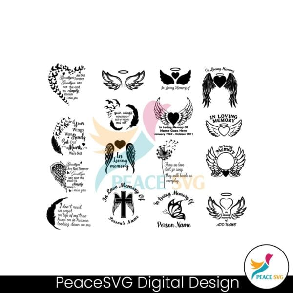 in-loving-memory-wings-heart-svg-bundle