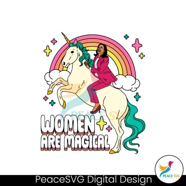 women-are-magical-kamala-harris-unicorn-svg