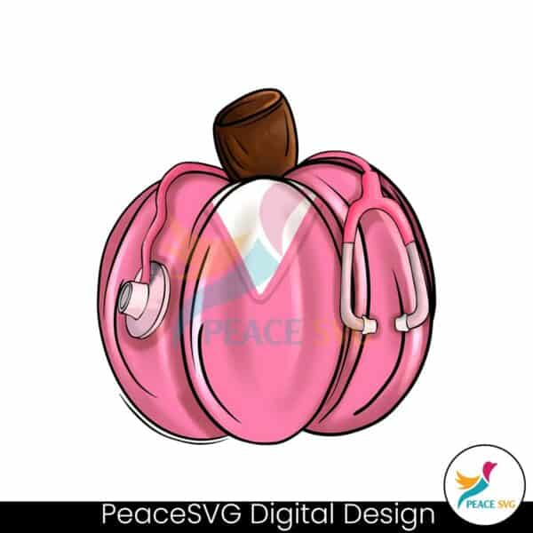 nurse-fall-pink-pumpkin-stethoscope-png-sublimation-design