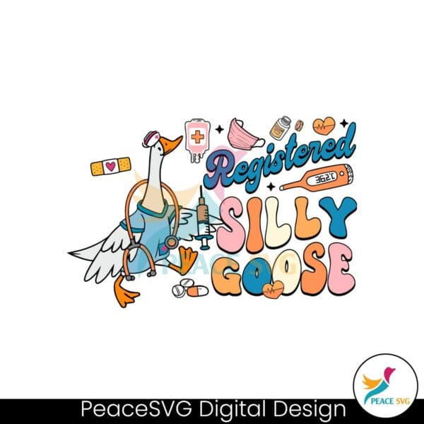 funny-registered-silly-goose-nurse-svg