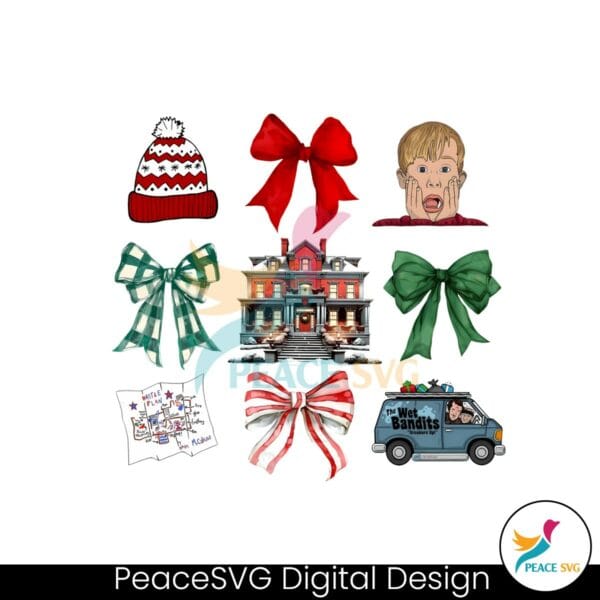 retro-vintage-christmas-movies-home-alone-coquette-bow-png