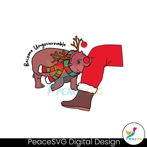 christmas-reindeer-moo-deng-bite-santas-foot-svg