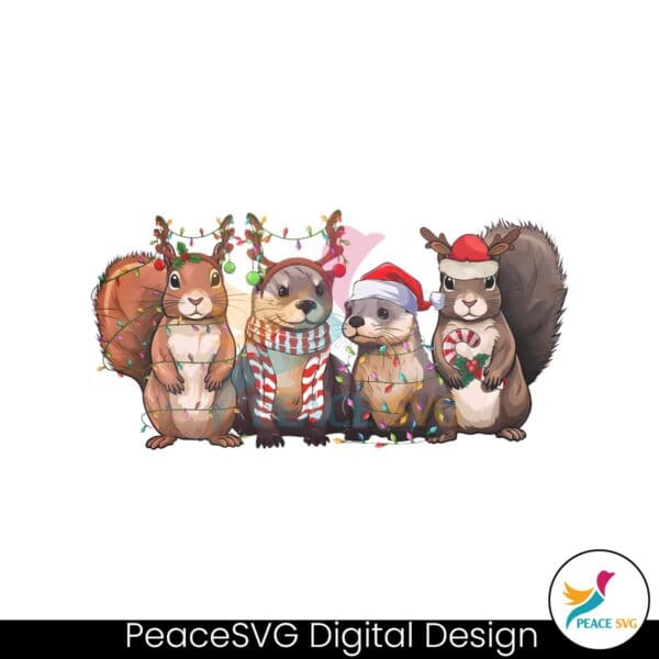 all-of-the-otter-squirrel-christmas-lights-png