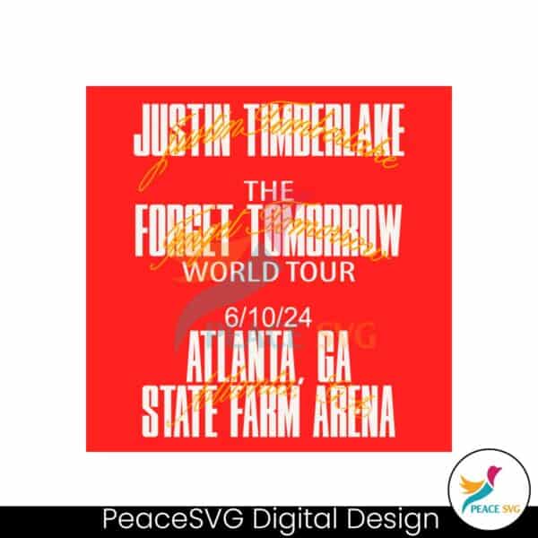 justin-timberlake-atlanta-tour-event-the-forget-tomorrow-world-tour-2024-svg