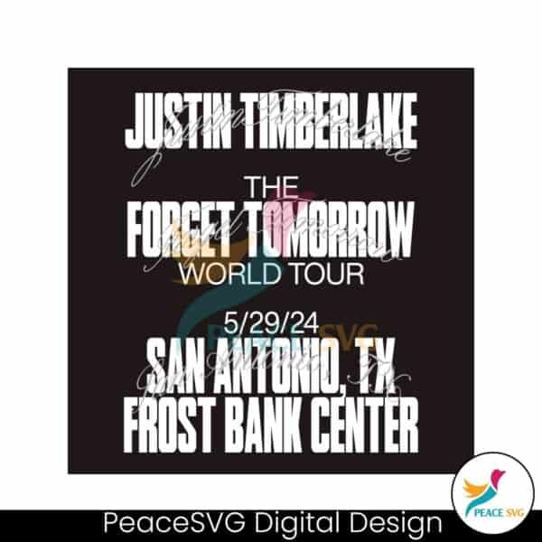 justin-timberlake-san-antonio-tour-event-the-forget-tomorrow-world-tour-2024-svg