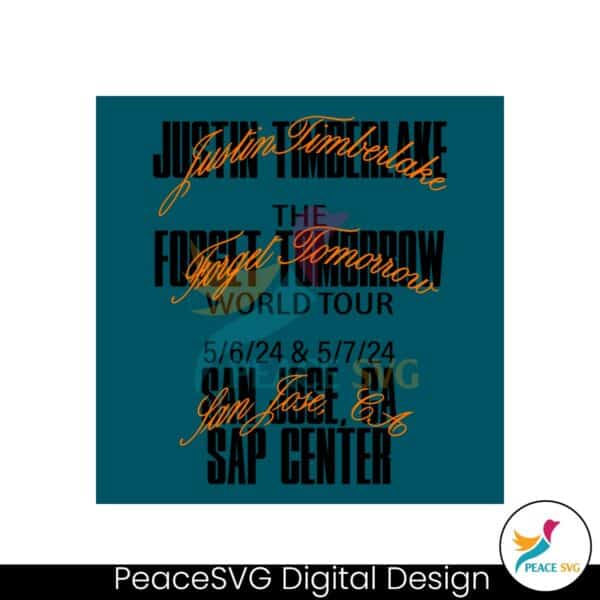 justin-timberlake-san-jose-tour-event-the-forget-tomorrow-world-tour-2024-svg