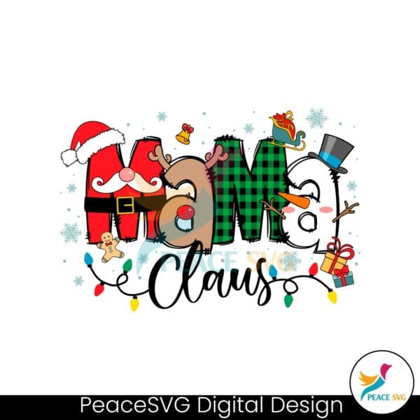 mama-claus-christmas-pattern-santa-hat-svg