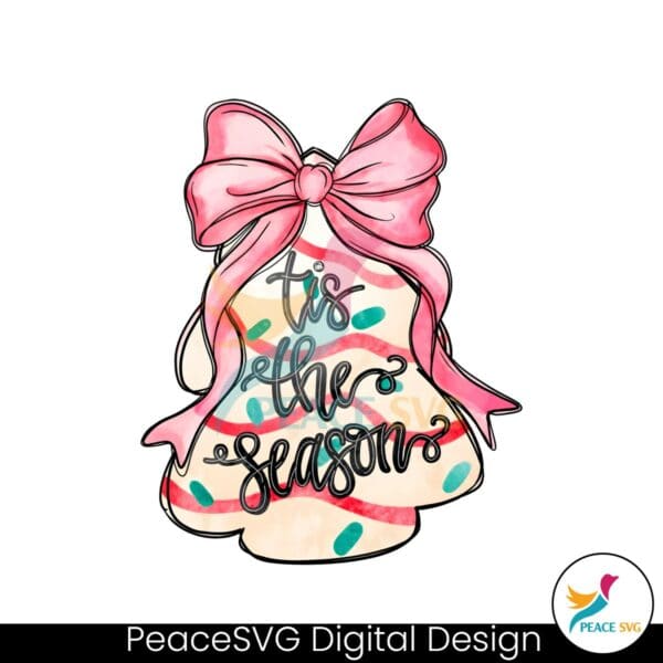 coquette-christmas-tree-cakes-tis-the-season-png