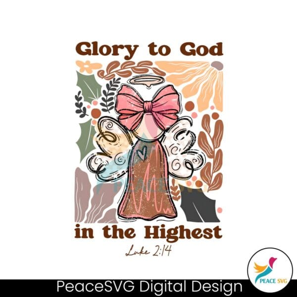 retro-vintage-glory-to-god-in-the-highest-christian-png