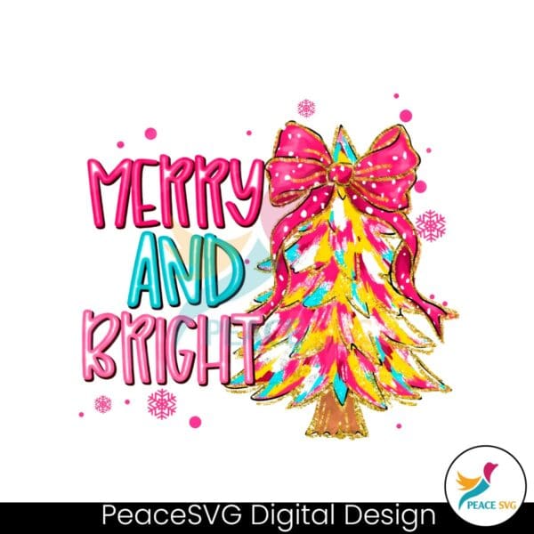 merry-and-bright-glitter-christmas-tree-coquette-png