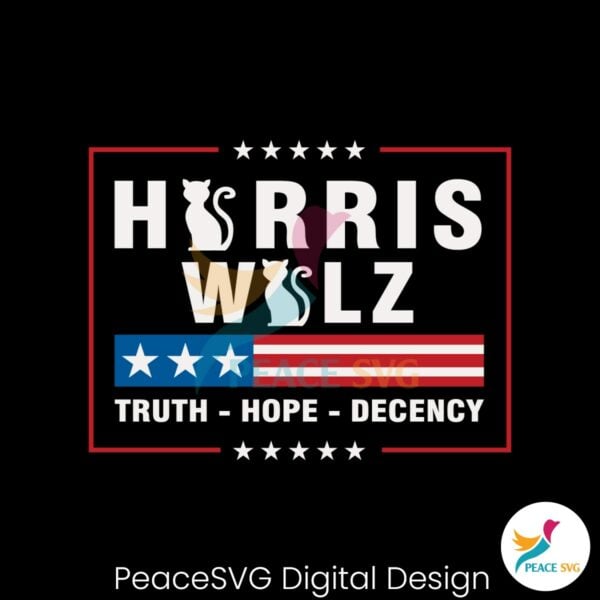 harris-walz-truth-hope-decency-lady-cat-svg