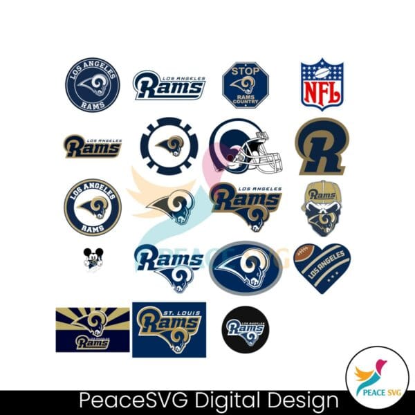 los-angeles-rams-logo-svg-bundle-files