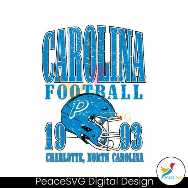 90s Vintage Carolina Football SVG PNG