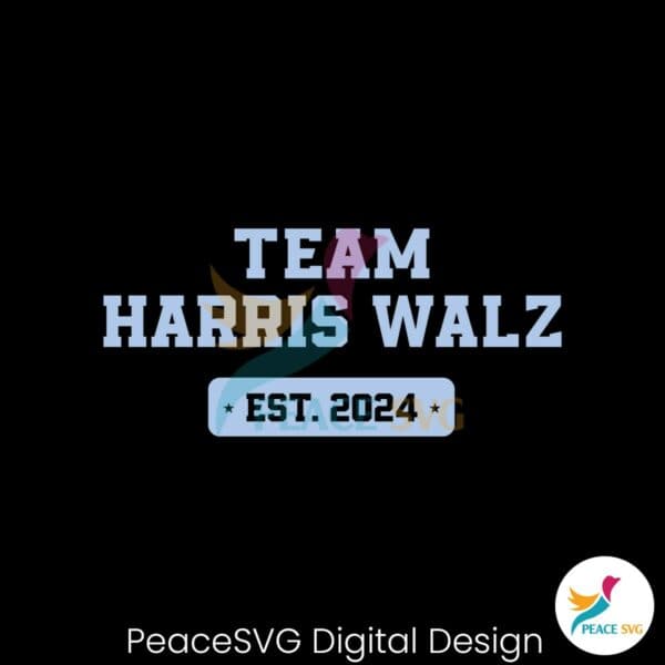 vintage-team-harris-walz-est-november-2024-svg