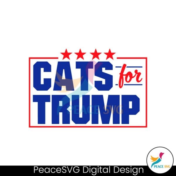 cats-for-trump-2024-election-svg