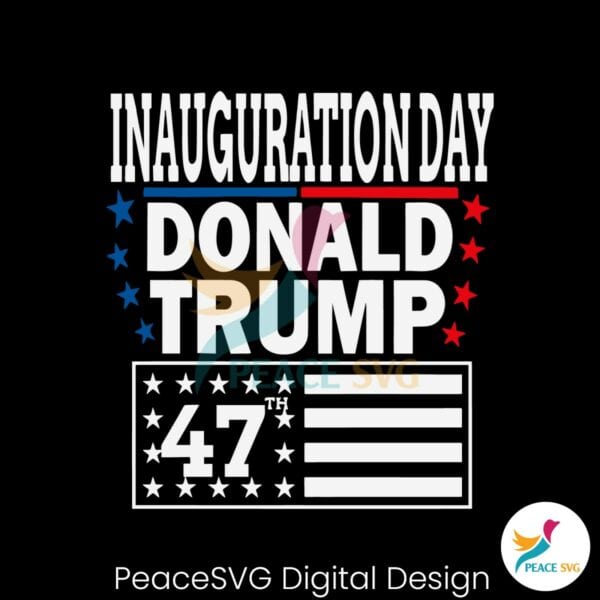 inauguration-donald-trump-america-47th-president-svg