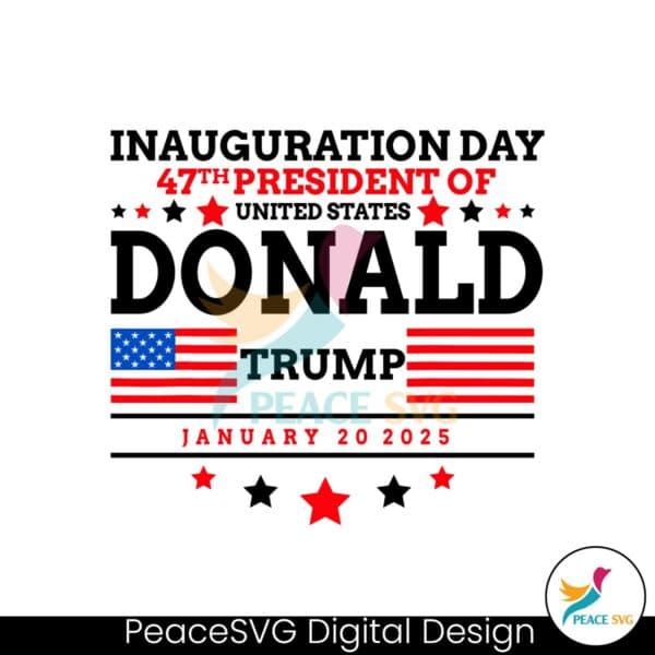 inauguration-day-47th-president-of-united-states-trump-svg