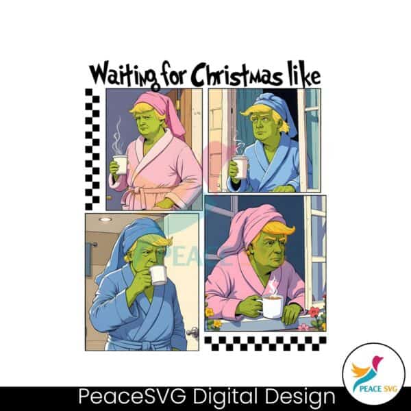 waiting-for-christmas-funny-cozy-grinch-trump-png