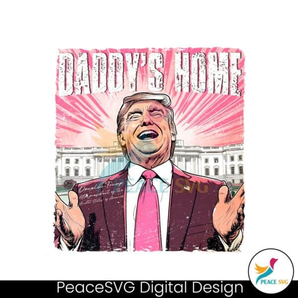 retro-comic-daddys-home-trump-white-house-png