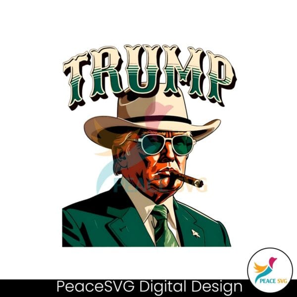 western-trump-cowboy-smoking-election-2024-png