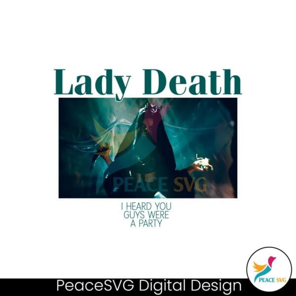 lady-death-i-heard-you-guys-were-having-a-party-png