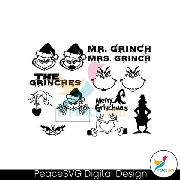 mr-and-mrs-grinch-merrry-grinchmas-svg-bundle