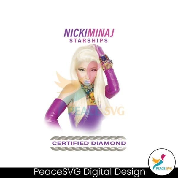 nicki-minaj-starships-certified-diamond-png