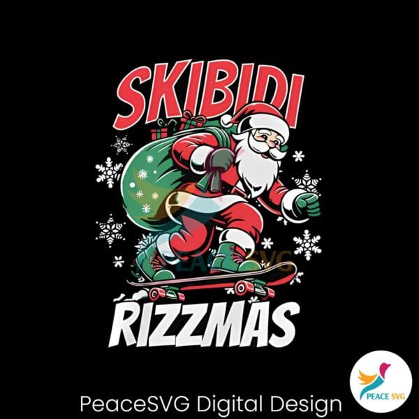 skibidi-rizzmas-christmas-santa-skateboarding-png