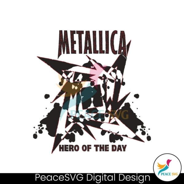 hero-of-the-day-metallica-song-svg