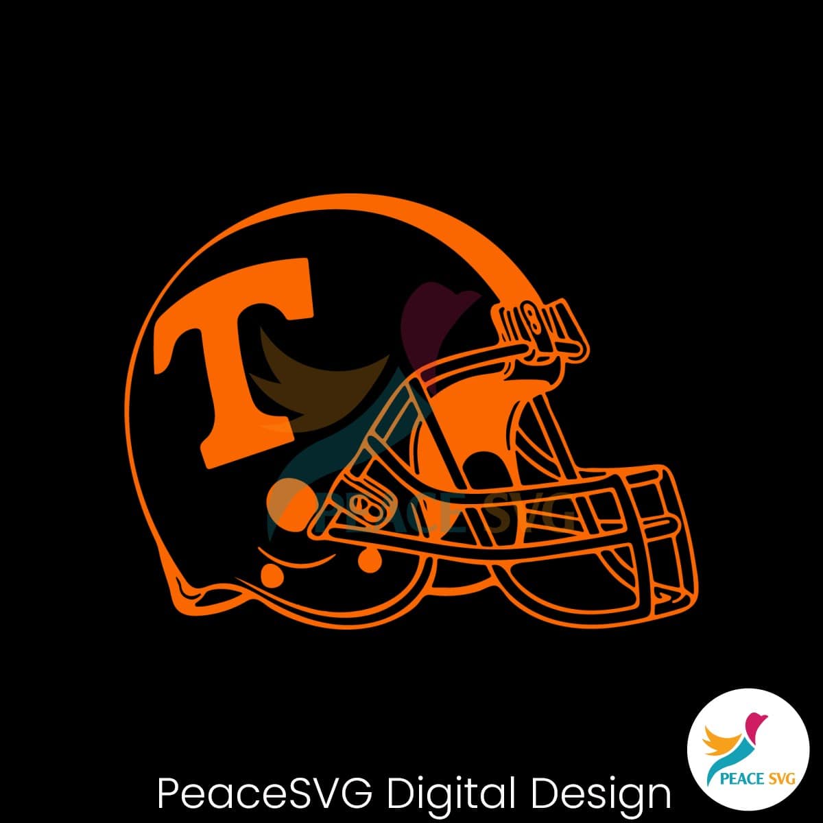 thumbnail image 2 of Tennessee Volunteers Authentic GAMEDAY Football Helmet – 2022 DARK MODE – Riddell Revolution Speed 2 of 3