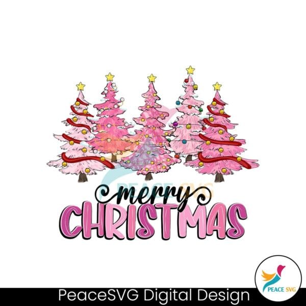 merry-christmas-pink-christmas-tree-png