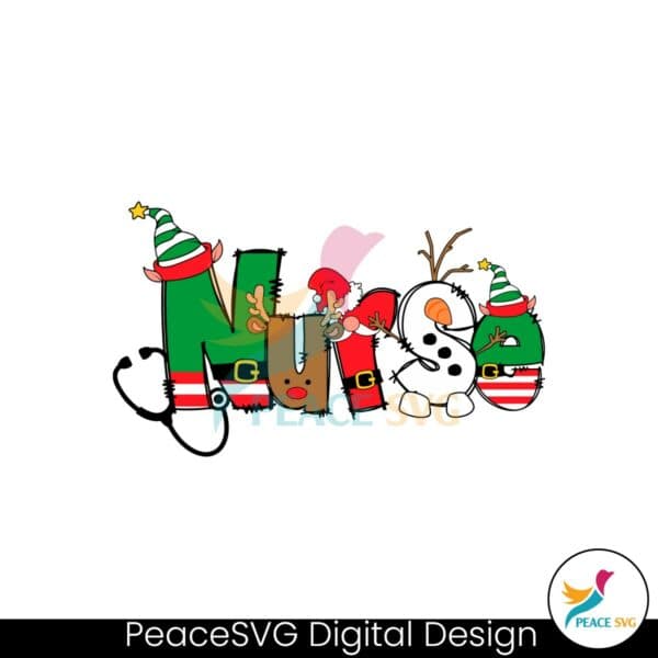 nurse-christmas-elf-santa-hat-svg