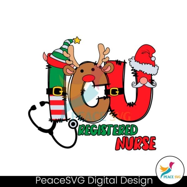 icu-registered-nurse-christmas-elf-reindeer-santa-claus-svg