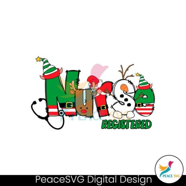 nurse-registered-christmas-elf-svg