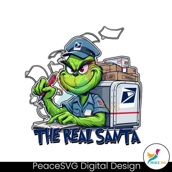 the-real-santa-grinch-christmas-postman-png