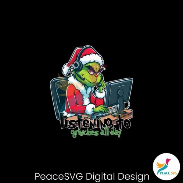 listening-to-grinches-all-day-christmas-grinch-telesale-png