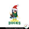 oregon-ducks-bluey-santa-hat-merry-christmas-svg