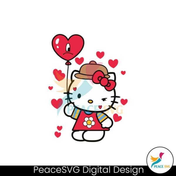 hello-kitty-bad-bunny-valentine-svg