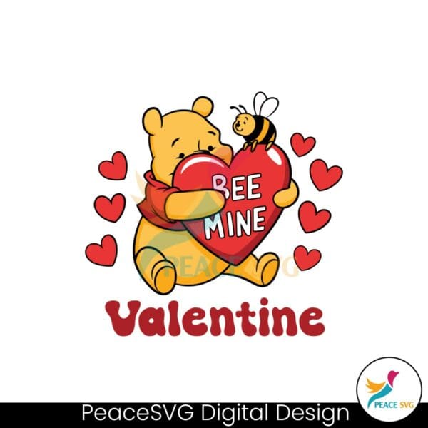 winnie-the-pooh-bee-mine-valentine-svg