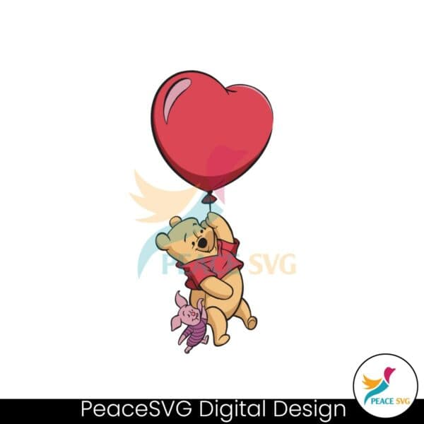 winnie-the-pooh-piglet-heart-ballons-valentine-svg