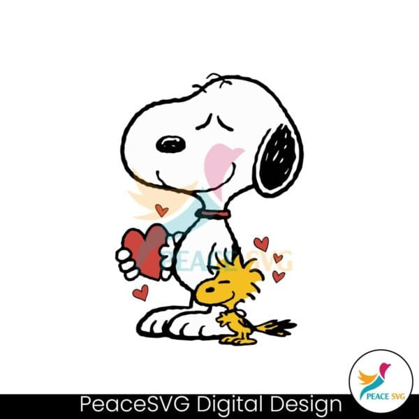 valentine-snoopy-heart-cartoon-svg