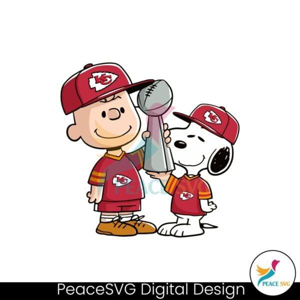 charlie-brown-snoopy-kansas-city-chiefs-football-svg