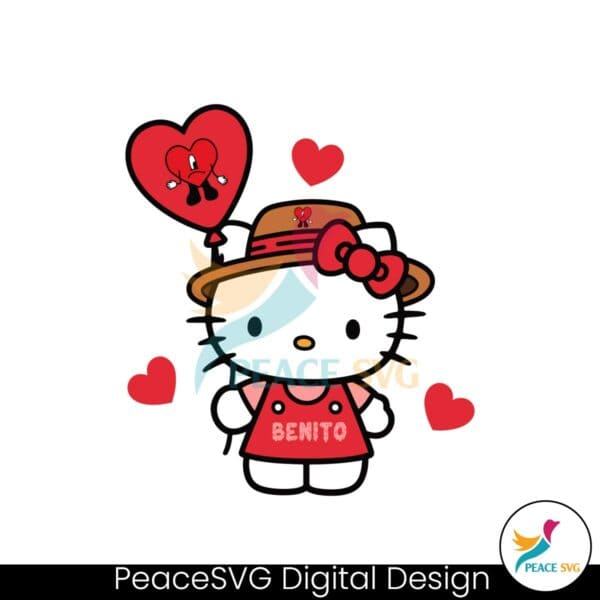 valentine-benito-hello-kitty-bad-bunny-svg