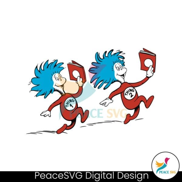 thing-1-and-thing-2-dr-seuss-logo-svg