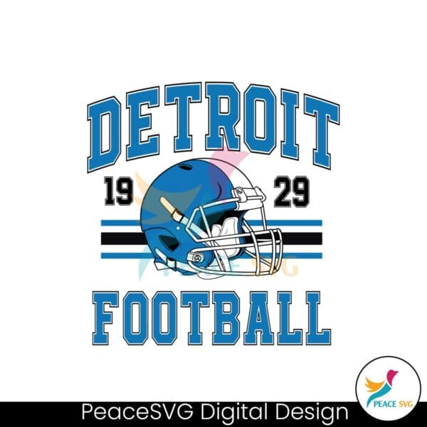 detroit-1929-football-helmet-nfl-svg