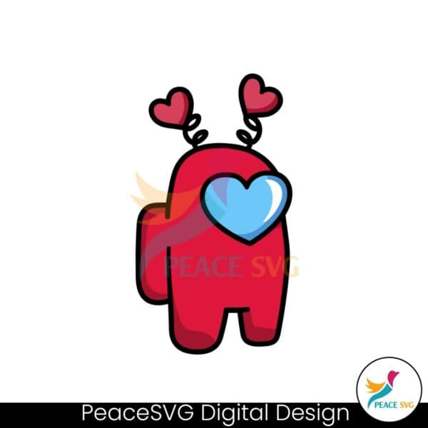 valentine-red-impostor-valentine-among-us-svg