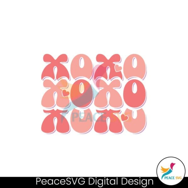 xoxo-retro-valentine-svg-instant-download